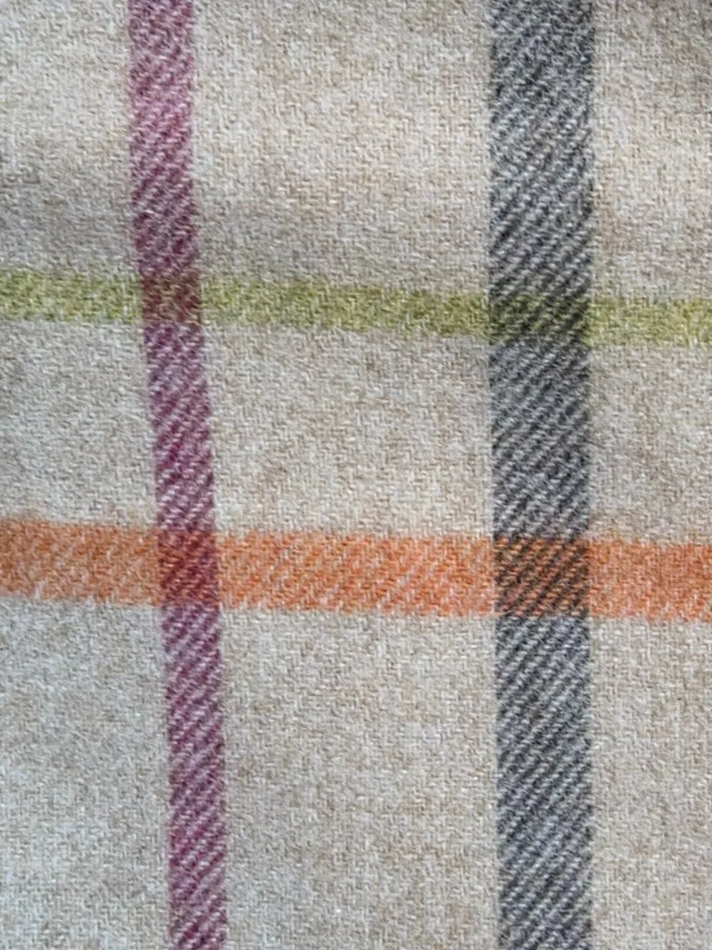 Oatmeal Plaid Evangeline Throw